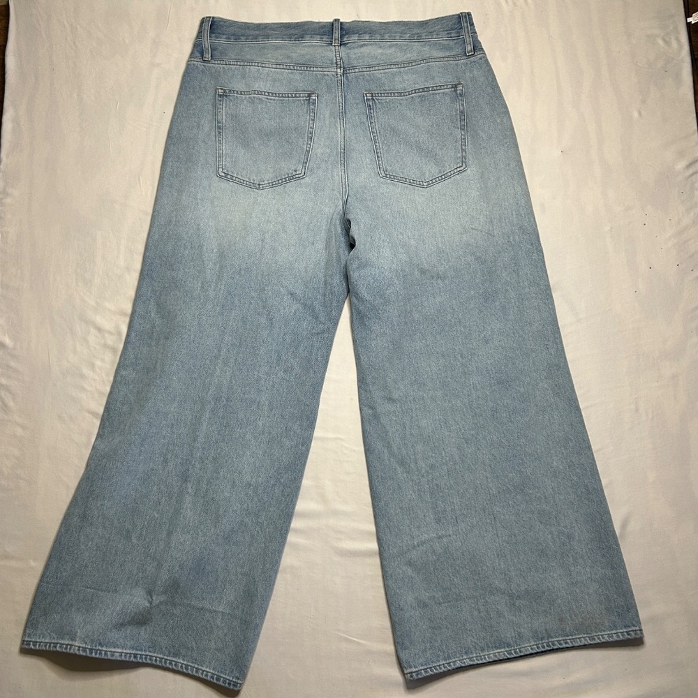 NWT J Crew Womens Mid-rise Superwide-leg Jeans 34x30 Baggy - Picture 9 of 14